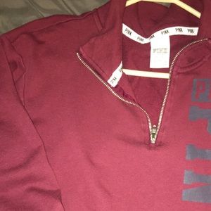 VS Pink burgundy sweater